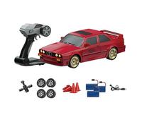 Kodbiby Voiture télécommandée, 30 km/h RC Drift Car 1/16 2,4 GHz 4WD Voiture de Course Télécommandée 4WD avec éclairage, Design Rétro, Adaptée à Tous Les Terrains