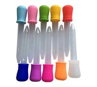 Kodbww Lot de 10 pipettes de transfert compte-gouttes de 5 ml - Compte-gouttes pour liquide œil et oreille - Compte-gouttes pour époxy