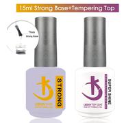 KODI JYJ Dernier Gel Polish Base et Top Coat Solide 15ml, Vernis de Base UV Épais, Vernis à Ongles Hybride Semi-Permanent pour Nail Art 15ml nail primer