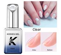 Kodies Gel-Verhéritage À Ongles Gel Blanc Laiteux, Russe, Auto-Nivellement, Bain Semi-Continu, Uv, Und, Construction, Manucure.Clear.