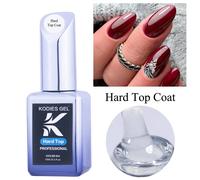 Kodies Gel-Verhéritage À Ongles Gel Uv Russe,Produit De Manucure,Antiadhésif,En Poudre,Sans Essuyage,Semi-Continu,15ml.Hard Top.