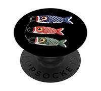 Kodomonohi Drapeau Japonais pour la fête des Enfants PopSockets PopGrip Adhésif