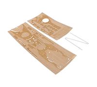 Kodxylytix 1/350 USS New Jersey BB-62 Plateau en bois avec chaîne en métal