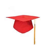 Kodxylytix Chapeau académique en acrylique - Souvenir de l'académie - Fournitures de cosplay - Pendentifs - Frange - Fermeture maître - Chapeau de remise de diplôme - Chapeau