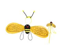 Kodxylytix Costume d'abeille pour fille avec bandeau ailes d'abeilles