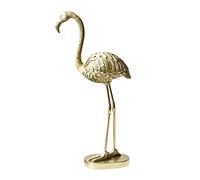 Kodxylytix Figurine flamant rose doré en résine, sculpture animalière, œuvre d'art, décoration d'intérieur A