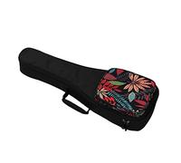 Kodxylytix Housse de transport en nylon pour ukulélé soprano concert ténor épais rembourré 53,3 cm Noir 21" Noir 57 x 22 x 6 cm, Noir 57 x 22 x 6 cm, 57 x 22 x 6cm, comme description