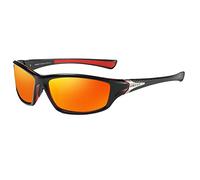 Kodxylytix Lunettes de soleil de protection UV pour vélo, sport, ski, orange type 2