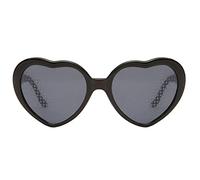 Kodxylytix Lunettes effet lumière la nuit belle amour forme coeur lunettes de soleil noir 14x6x13cm