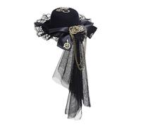 Kodxylytix Steampunk Mini chapeau haut-de-forme Accessoires pour cheveux pour vacances, cocktail, danse