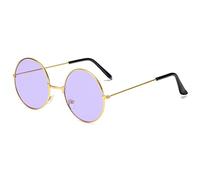 Kodxylytix Sun Eyewear Lunettes de soleil personnalisées en métal Style roman Unisexe Lunettes de soleil vintage pour femmes adultes mâles adolescents Type 5, Type 5, Type 5