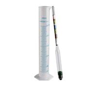 Kodxylytix Triple échelle pour vin, bière, hydromel, cidre, ABV Brix Gravity Hydromètre + cylindre