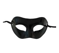 Kodxylytix Yeux antique élégant bal masqué couleur unie accessoires maquillage fête performance décoration Halloween noir