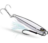 Köderköder Elektroplattierte Eisenplatte Metallklinge rotierende Eisfischerei Tackle für Bass 40 g / 1,4 oz