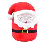 Kögler 20092 - Peluche de Noël, Père Noël Squish avec Costume Rouge et Ceinture Noire, 25 cm env.