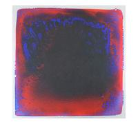 Kögler 23346 Tapis Liquid Floor Env. 50 x 50 x 0,7 cm, Rouge/Bleu