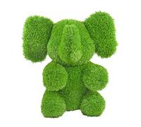 Kögler 53257 AniPlants Elephant Figurine décorative en gazon artificiel 36 x 26 x 37 cm Résistant aux intempéries et indéformable avec ancrages de fixation Idéal comme décoration pour le jardin et la maison