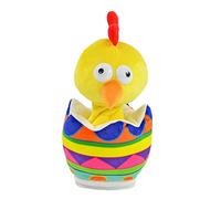 Kögler 75950 - Poussin Konrad dans l'œuf, env. 21,5 cm, Peluche parlante avec Fonction de Lecture, Joue Tout avec Plaisir, se déplace et se déplace à Piles