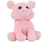 Kögler Cochon Moritz, 20 cm env, Peluche Interactive avec Fonction de Reproduction, Babille et Bouge, Rose
