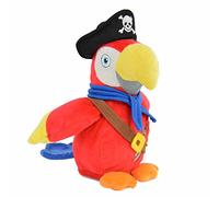 Kögler Labertier Laber 75915 Perroquet Pirate en Peluche Multicolore