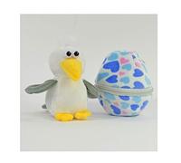 Kögler Malwin 75769 - Mini Mouette en Peluche dans Un œuf - Environ 13 cm - Petite Peluche à câliner et à Aimer - Petit Cadeau pour Enfants, garçons et Filles
