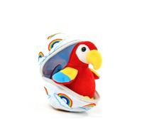 Kögler Paul 75768 - Mini Perroquet en Peluche dans Un œuf - Environ 13 cm - Petite Peluche à câliner et à Aimer - Petit Cadeau pour Enfants, garçons et Filles