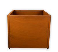 Köhko® Jardinière surélevée design (avec plaque de fond) en acier Corten - Carré - 80 x 80 x 50 cm