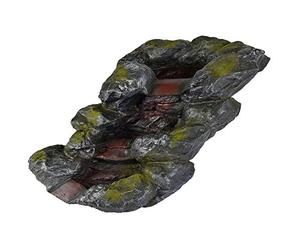 Köhko Prolongation de ruisseau avec aspect incliné et recouvrement de mousse, cascade extensible pour bassin de jardin 14005M