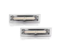 KOEHXJ Clignotants Auto Pour GMC Pour C1500 Pour C2500 Pour C3500 Pour Jimmy 1981-1991 2x LED Pare-chocs Avant Feux Position Latéraux Clignotants(Clear Lens Amber)