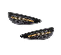 KOEHXJ Clignotants Auto Pour Hyundai Pour Solaire Pour Accent 2011-2016 2 Pièces Feux Position Latéraux LED Dynamique Séquentiel Flux Clignotant Ambre(Clear Lens Amber)