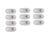 KOEHXJ Clignotants Auto Pour V31 Pour V32 Pour V33 Pour Montero Pour Pajero 1996 1997 1998 2 Broches Ampoule Jaune Clignotants Latéraux Garde Boue(10pcs Clear lens)