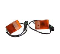 KOEHXJ clignotants latéraux à LED dynamiques Feu D'angle Camion 24V 2 Pièces Feu Position Latéral Clignotant Indicateur Camion Pour Benz Pour Actros 9418200521