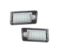KOEHXJ Feu Éclaireur Plaque Minéralogique Lampe Pour A3 Pour A4 Pour S4 Pour RS4 Pour B6 Pour B7 Pour A6 Pour RS6 2 Pièces Lampe Plaque D'immatriculation LED Numéro Lumière