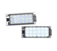 KOEHXJ Feu Éclaireur Plaque Minéralogique Lampe Pour Clio Pour Espace Pour Kangoo Pour Koleos Pour Kadjar Pour Laguna Pour Master Éclairage De Plaque D'immatriculation LED