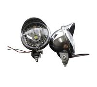 KOEHXJ Projecteur Spot Portée Moto Paire Phares LED Chromés Pour Motos Phare Antibrouillard Lampe Conduite 12V LED Phare