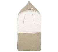 Koeka Chancelière Bébé - Pour Siège Auto - Tissue En Coton - Avec Capuche - Malaga - Coton - Mini Gaufre - Vert - Taille Unique