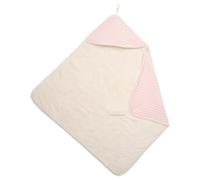 Koeka Couverture Enveloppante Bébé - Utilisable Sur Le Siège Auto - De La Poussette - Et Le Vider - Pour Fille Et Garçon - Doublure En Peluche - Oslo - Tissu Coton - Lavable - Rose - 100X100 Cm