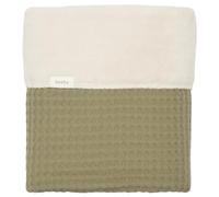 Koeka Couverture Pour Lit Bébé - Avec Doublure En Peluche - Pour Fille Et Garçon - Oslo - Tissu Coton - Lavable - Vert - 100X150 Cm