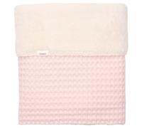 Koeka Couverture Pour Lit Berceau - Avec Doublure En Peluche - Pour Fille Et Garçon - Oslo - Tissu Coton - Lavable - Rose 100X75