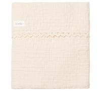 Koeka Couverture Pour Lit Berceau - Pour Garçons Et Filles - Couverture D'été - Sans Doublure - Elba - Coton Aéré - Lavable - Naturel - 75X100 Cm