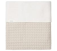 Koeka Couverture Toute L'année - Couverture Bébé - Pour Poussette Et Berceau - Couverture Douillette - Pour Garçon Et Fille - Amsterdam - Tissu Coton - Beige - 100X75 Cm