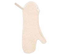Koeka Gant De Douche - Pour Bébé - Pour Garçons Et Filles - Dijon - Coton Biologique -Tissu Coton Éponge - Résistante Aux Boucles - Blanc - Tu