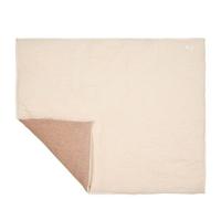 Koeka Tapis De Parc - Tapis De Jeu Matelassé Bébé - Tapis D'éveil - Rivoli - Coton - Résistant - Blanc/marron - 75x95 Cm