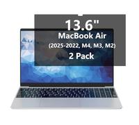 Koelaa 2 Pièces Filtre de Confidentialité pour MacBook Air 13,6 Pouces (2022-2025, M2, M3, M4), Protecteur d'écran Anti Espion, Anti-Éblouissement et Anti-Lumière Bleue