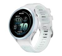 Koelaa 20mm Bracelet Silicone Compatible avec Garmin Forerunner 570 42mm/165/245/Vivoactive 6/5, Sport Respirant Remplacement Étanche pour Montre, Bande Réglable - Blanc Givré