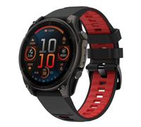 Koelaa Bracelet en silicone QuickFit 26 mm pour Garmin Fenix 6X Pro/6X/7X Pro/7X/5X/5X Plus/8 51 mm, Tactix 8/7, Enduro2/3, bracelet de rechange en silicone pour Garmin Epix Pro Gen 2 51 mm - Noir +