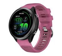Koelaa Bracelet Silicone 22mm Compatible avec Garmin Forerunner 570 47mm/Forerunner 965/265/255/970/Venu 4-45mm/Venu 3 - Sport Respirant Anti-Transpiration - Bracelet de Remplacement Réglable - Rouge