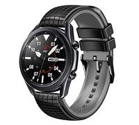 Koelaa Bracelet Sport Compatible avec Amazfit GTR Mini/Bip 3 Pro/GTR 42mm/GTS/GTS 4/GTS 4 Mini/GTS 2e/Bip Lite, 20mm Silicone Bracelet, Bracelet de Remplacement en Silicone Souple-Noir+Gris
