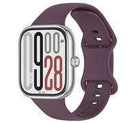 Koelaa Bracelet Sport Silicone Compatible avec Xiaomi Smart Band 10 Pro/9 Pro/8 Pro - Doux Imperméable Femme Homme pour Redmi Watch 6/5/4 - Violet Fumé