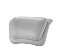 Koelaa Oreiller de Bain Ergonomique, Imperméable, avec Ventouses Antidérapantes, Coussin Baignoire, Oreiller de Bain Amovible - Gris